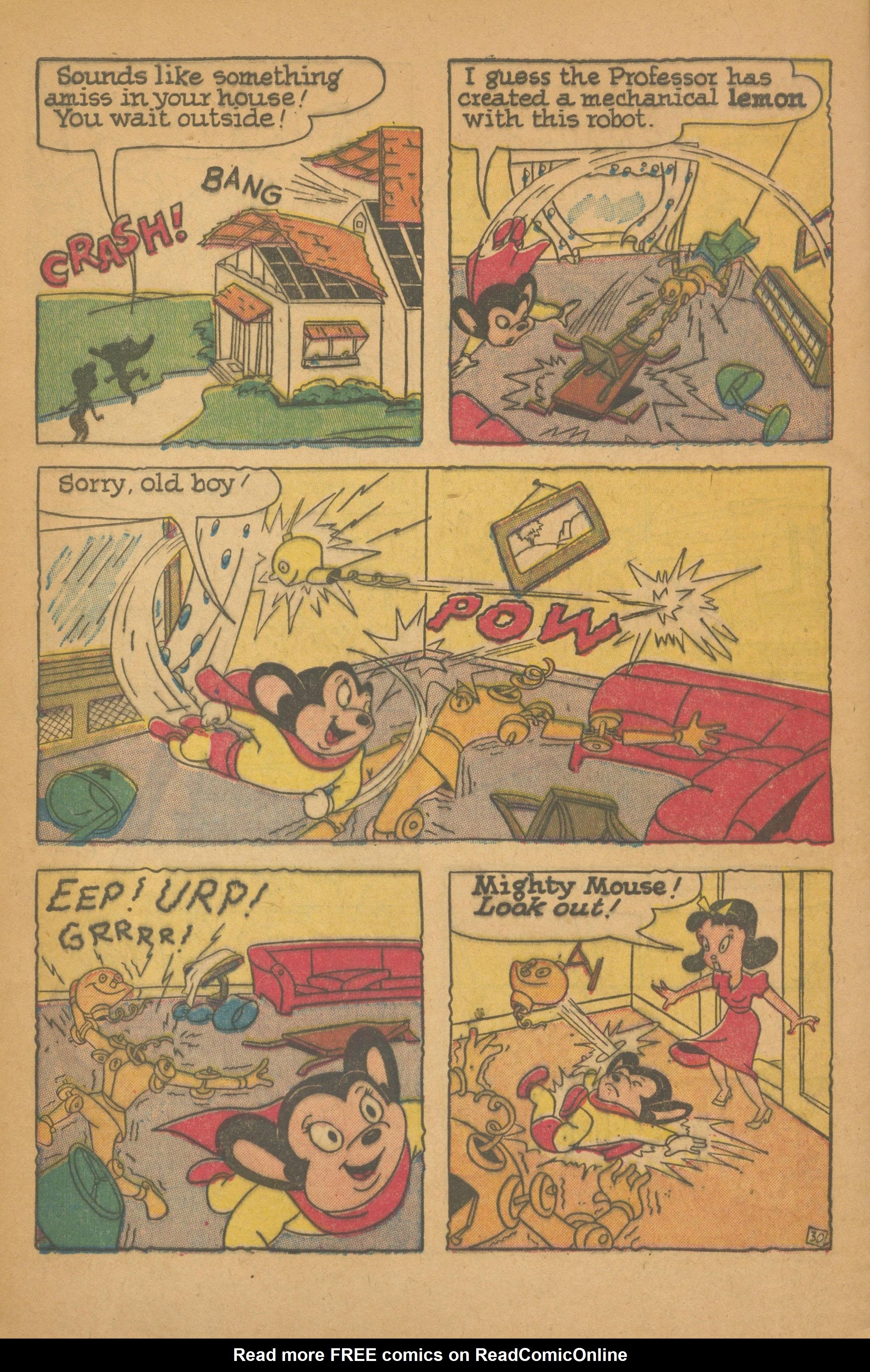 Read online Paul Terry's Mighty Mouse Comics comic -  Issue #70 - 32