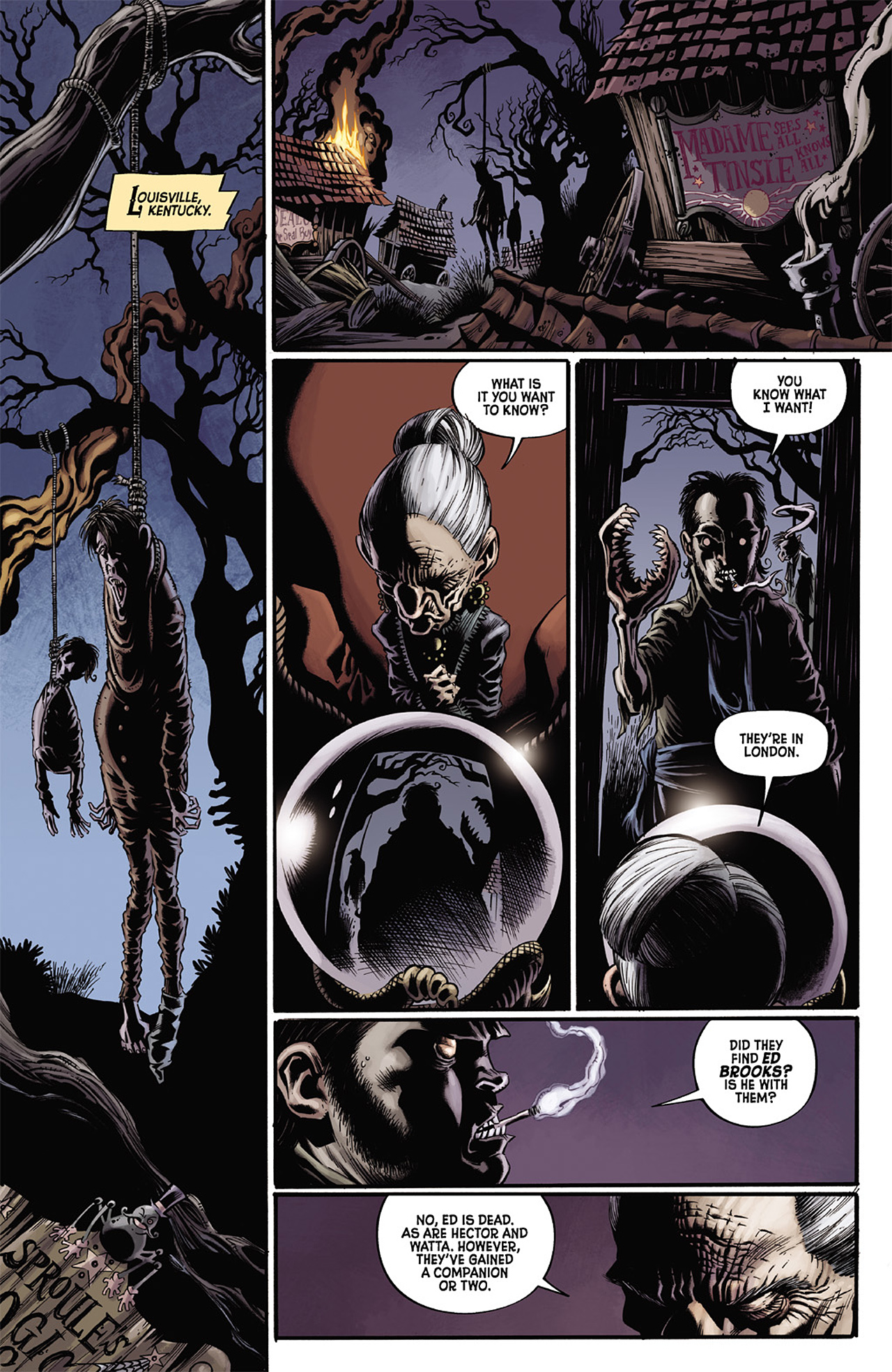 Read online Billy the Kid's Old Timey Oddities and the Orm of Loch Ness comic -  Issue #1 - 3
