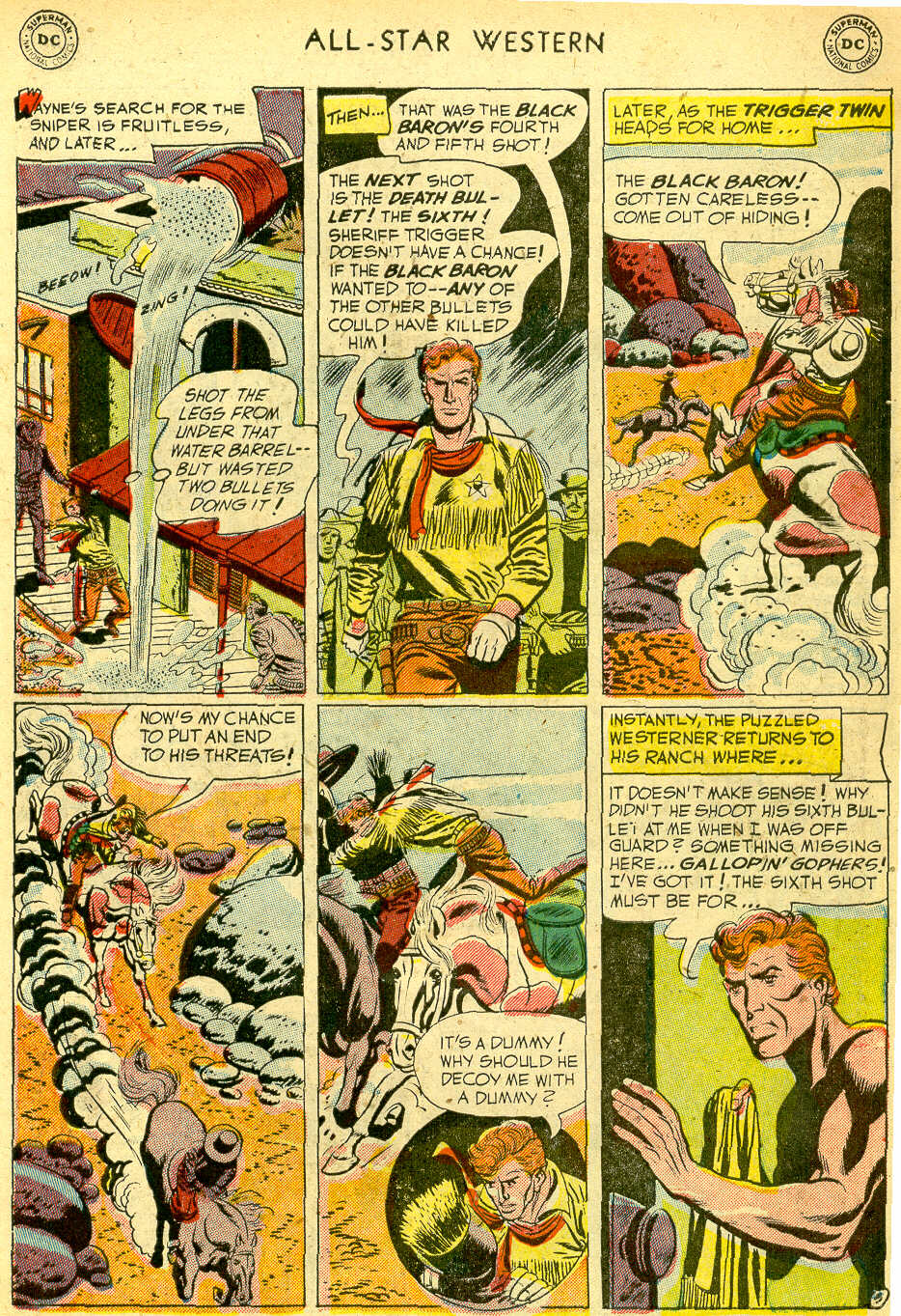 Read online All-Star Western (1951) comic -  Issue #68 - 7