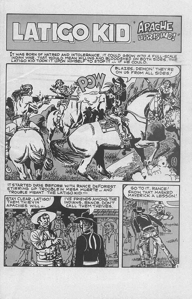 Read online Blazing Western comic -  Issue #1 - 3