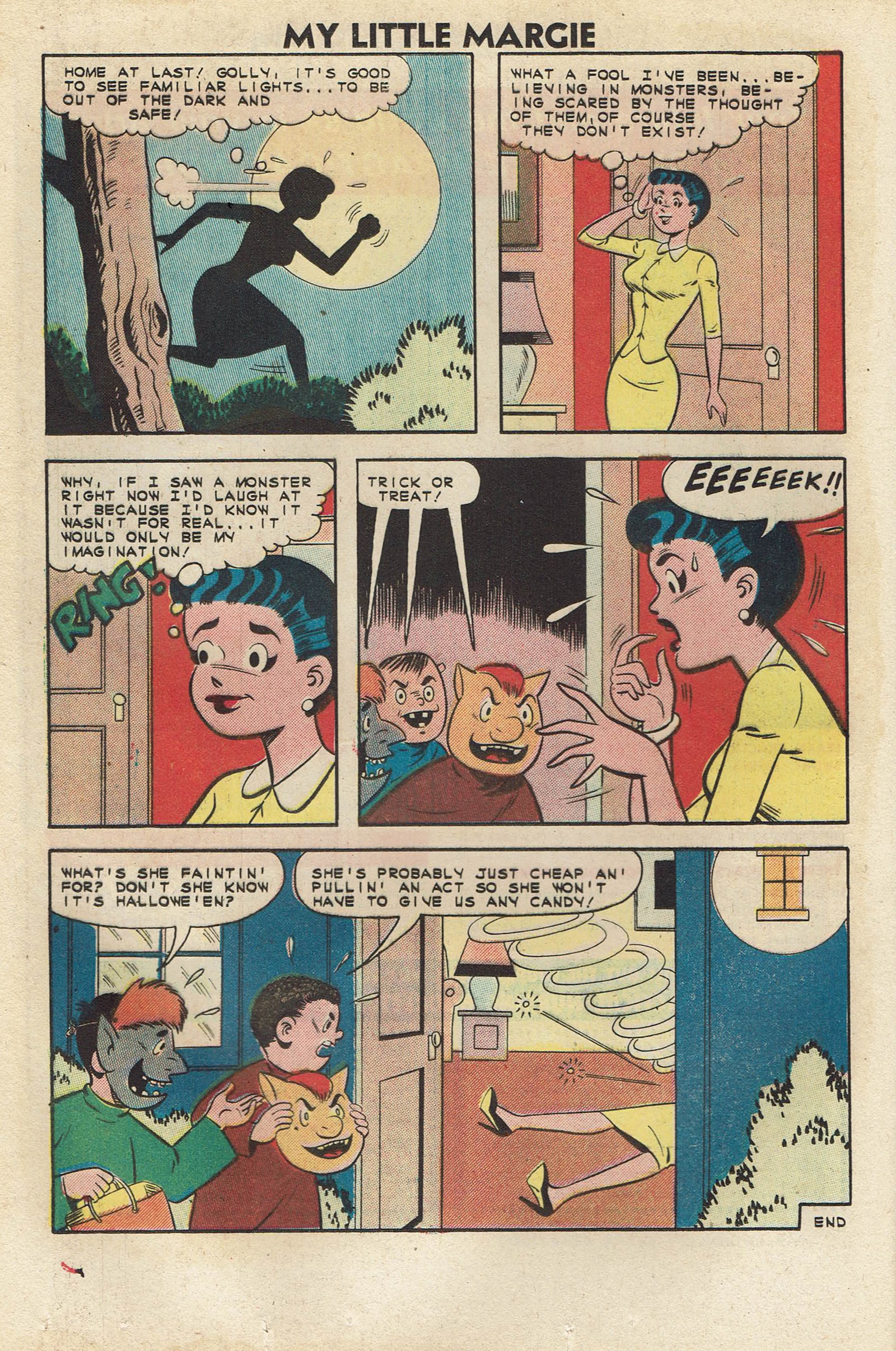 Read online My Little Margie (1954) comic -  Issue #42 - 16