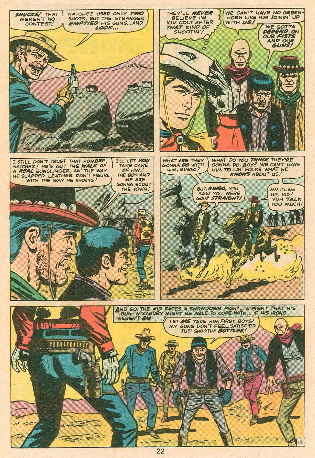 Read online Kid Colt Outlaw comic -  Issue #218 - 24