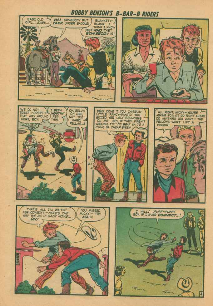 Read online Bobby Benson's B-Bar-B Riders comic -  Issue #2 - 6