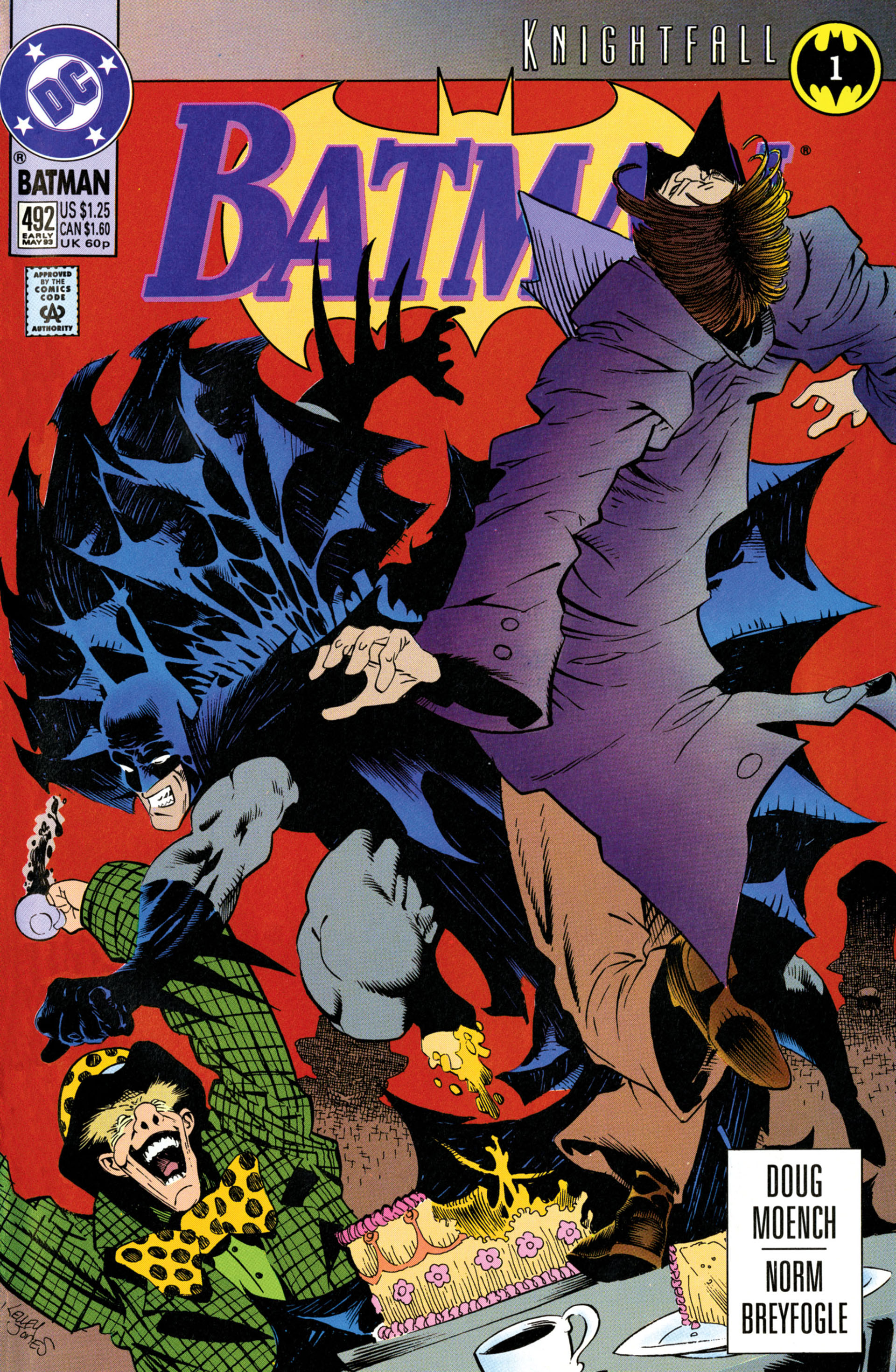 Read online Batman (1940) comic -  Issue #492 - 1
