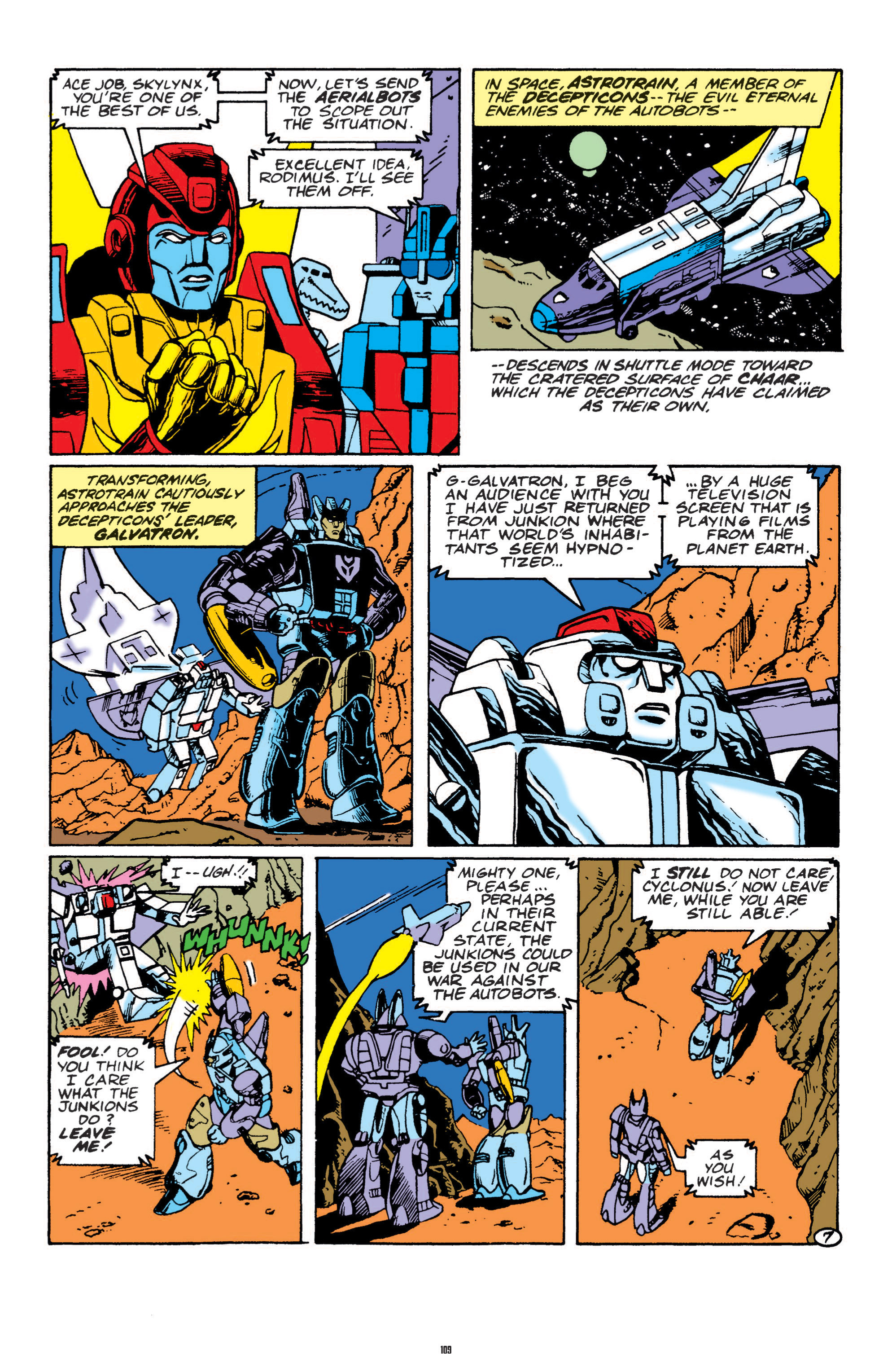 Read online The Transformers Classics comic -  Issue # TPB 4 - 110