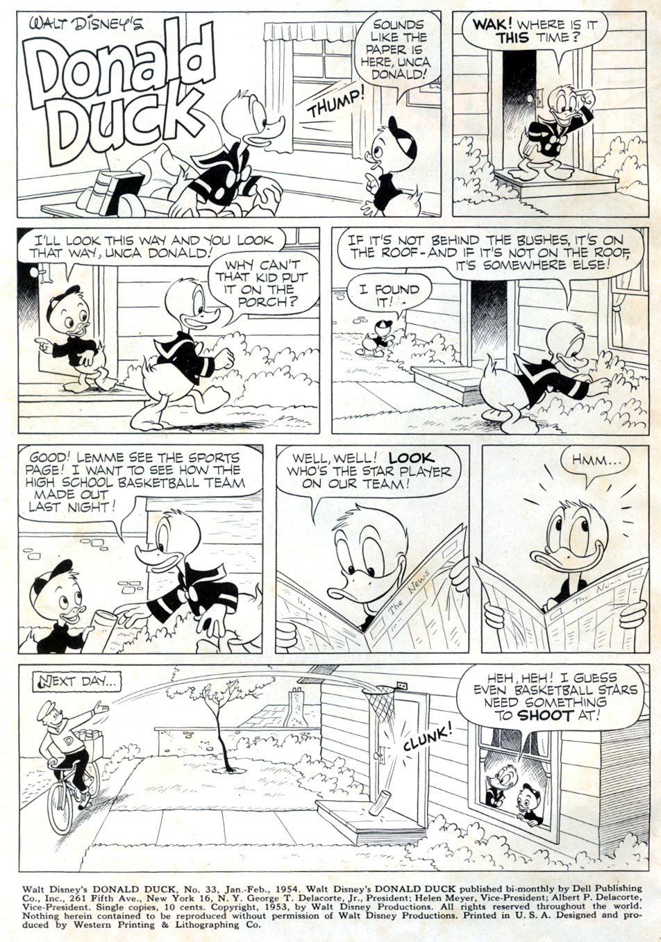 Read online Walt Disney's Donald Duck (1952) comic -  Issue #33 - 2