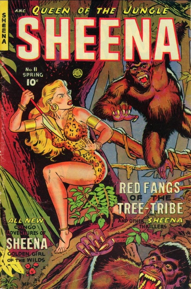 Read online Sheena, Queen of the Jungle (1942) comic -  Issue #11 - 1