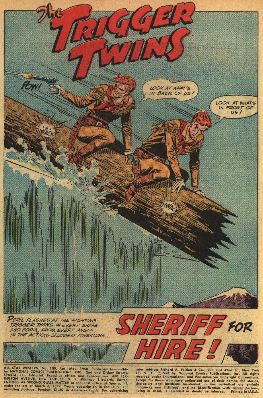 Read online All-Star Western (1951) comic -  Issue #100 - 3