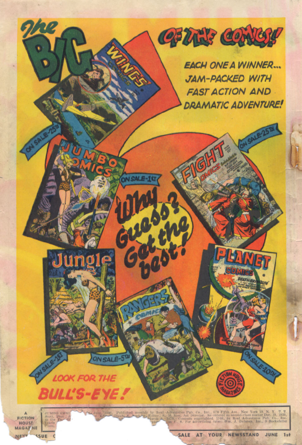Read online Jumbo Comics comic -  Issue #88 - 1