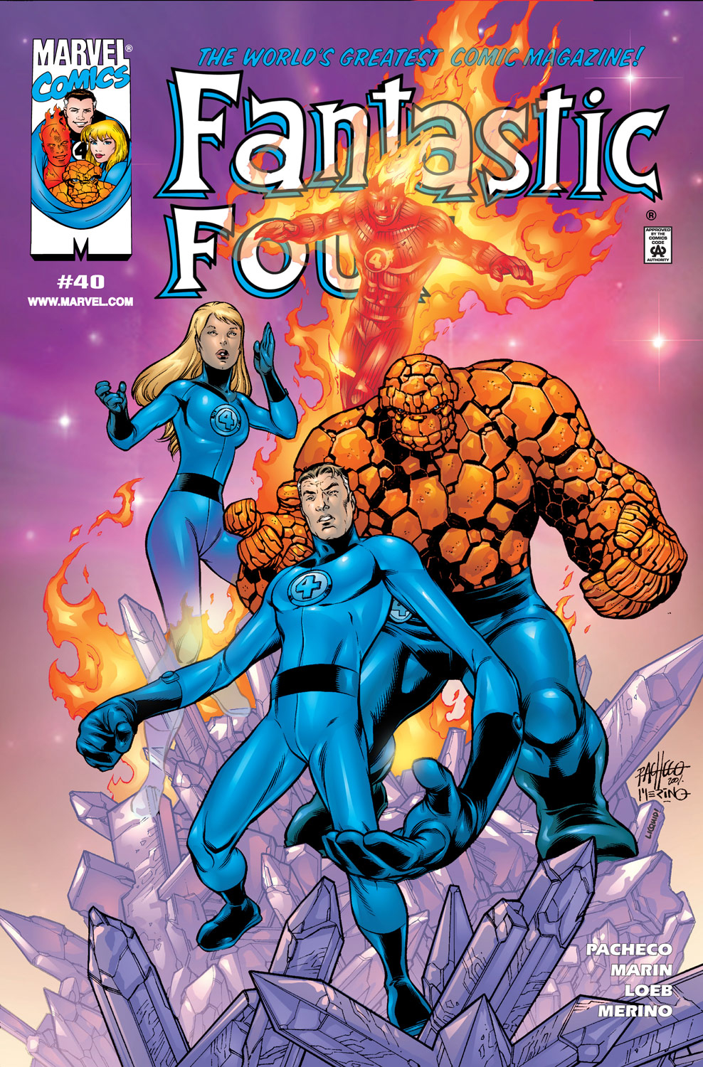Read online Fantastic Four (1998) comic -  Issue #40 - 1