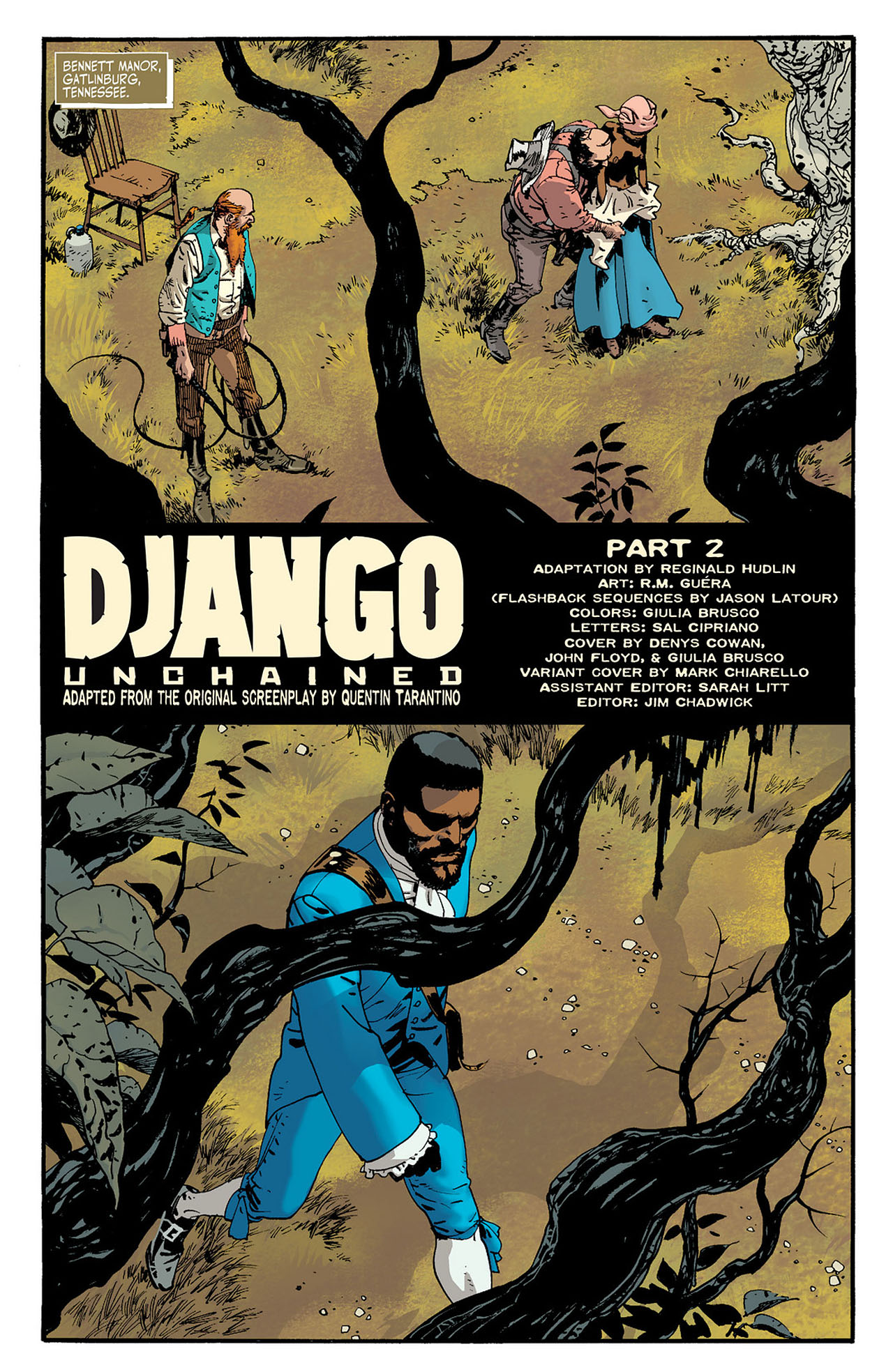 Read online Django Unchained comic -  Issue #2 - 2