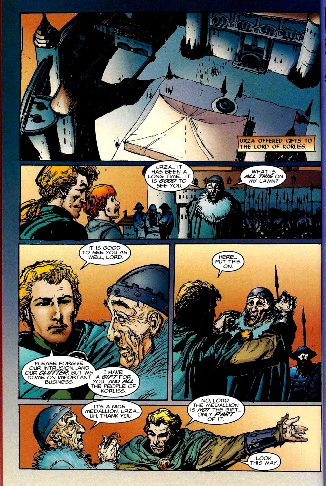 Read online Urza-Mishra War on the World of Magic: The Gathering comic -  Issue #1 - 36