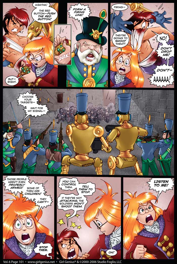 Read online Girl Genius (2002) comic -  Issue #6 - 102