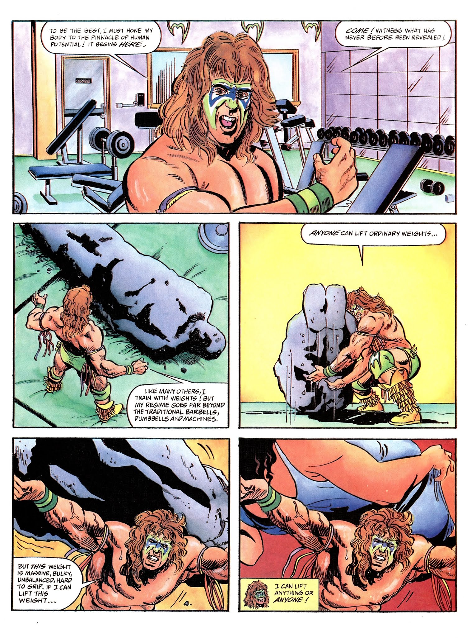 Read online WWF Battlemania comic -  Issue #2 - 5