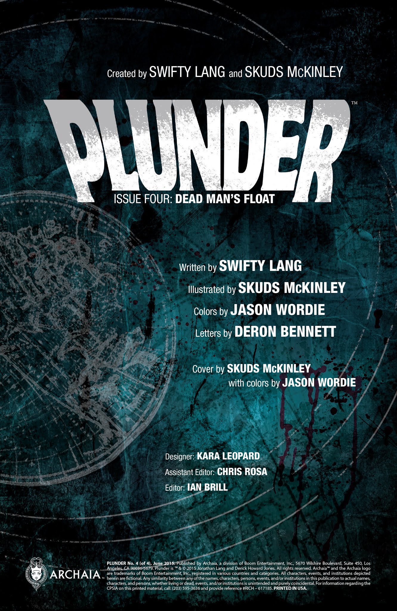 Read online Plunder comic -  Issue #4 - 2