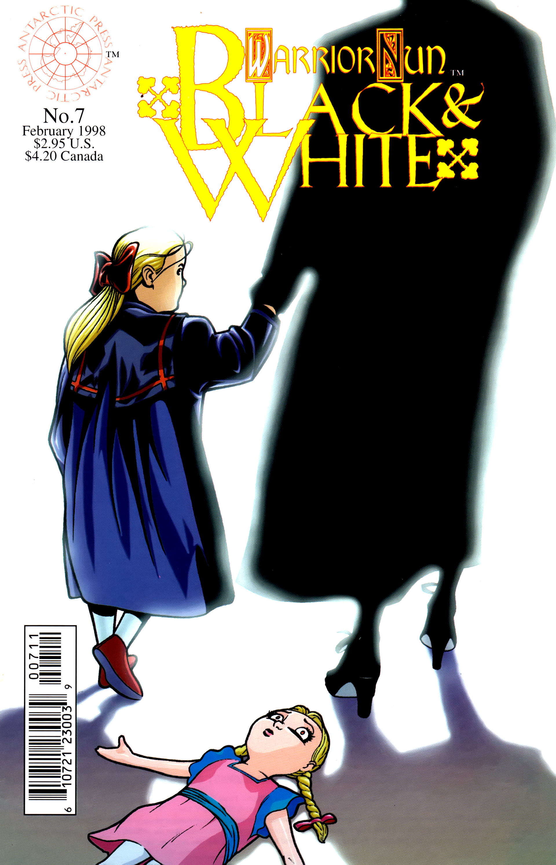 Read online Warrior Nun: Black & White comic -  Issue #7 - 1