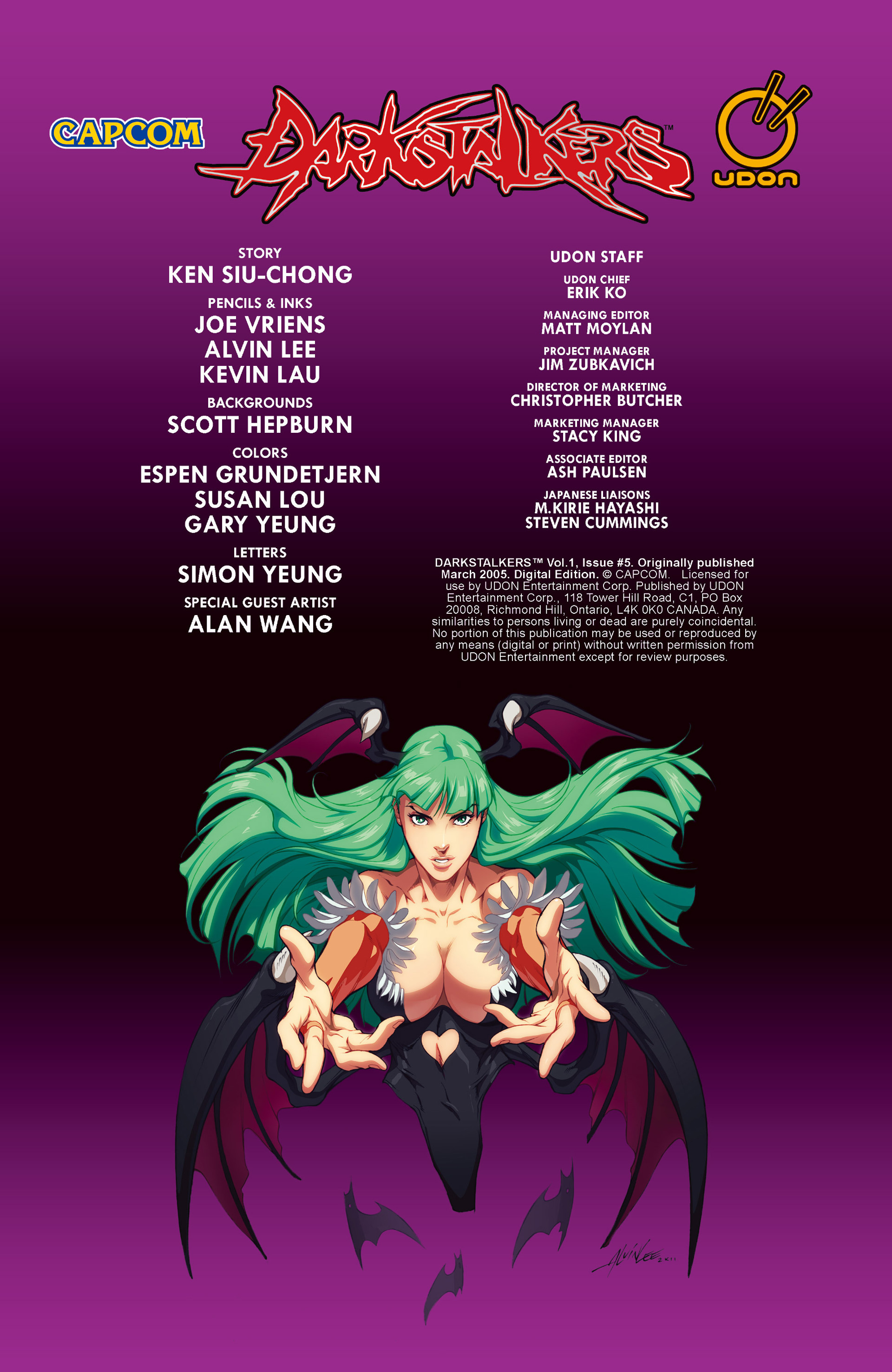 Read online Darkstalkers comic -  Issue #5 - 3