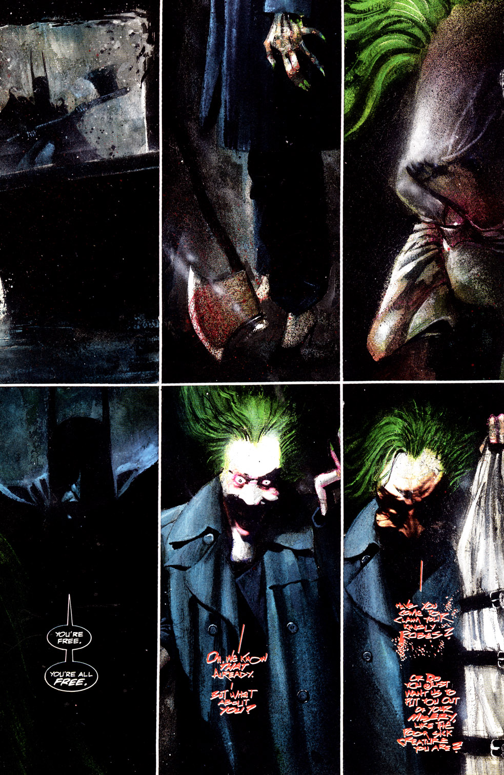 Read online Batman: Arkham Asylum (1989) comic -  Issue # Full - 103