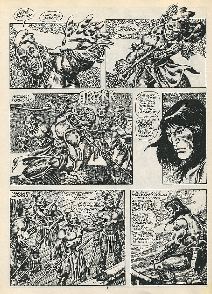 Read online The Savage Sword Of Conan comic -  Issue #192 - 8