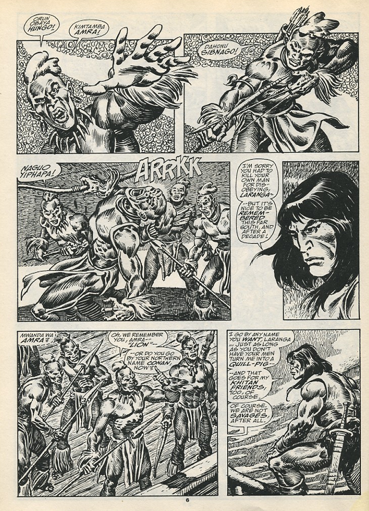 Read online The Savage Sword Of Conan comic -  Issue #192 - 8