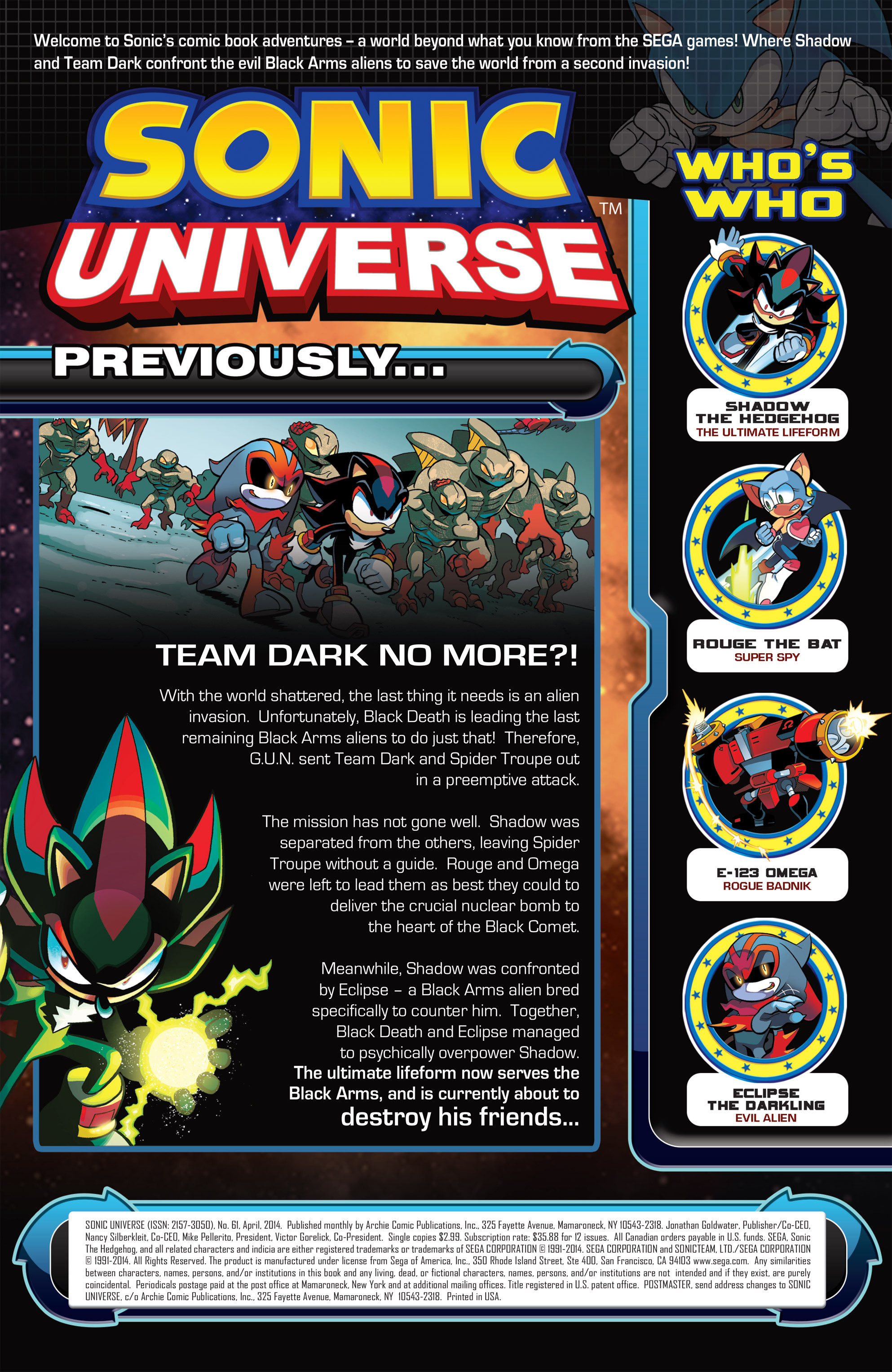 Read online Sonic Universe comic -  Issue #61 - 2