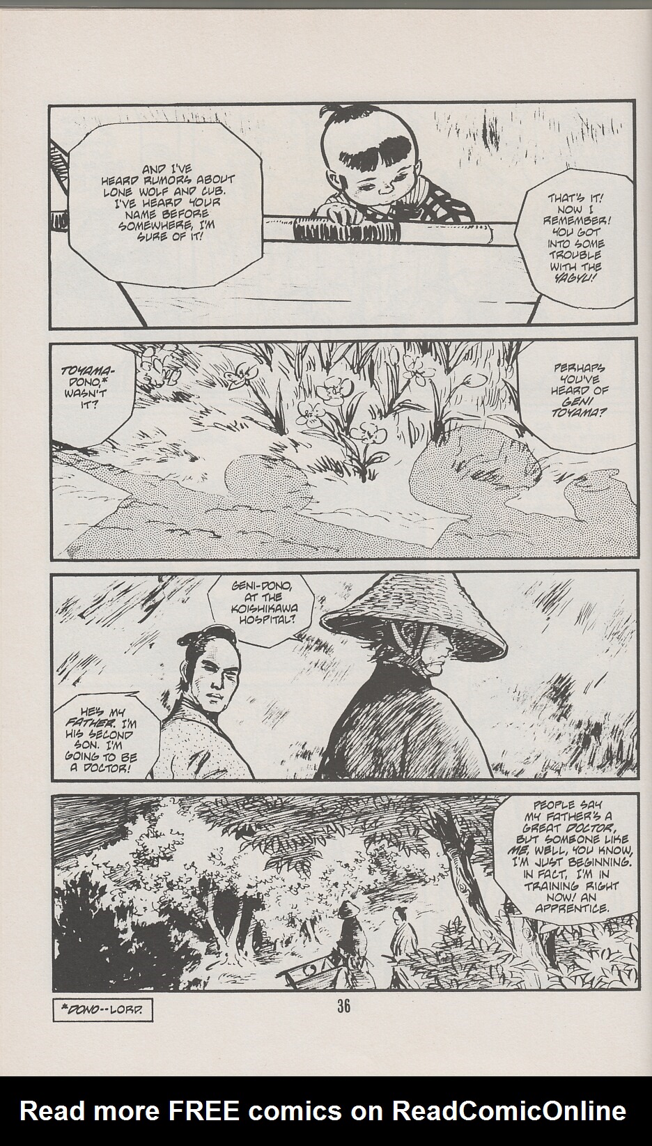 Read online Lone Wolf and Cub comic -  Issue #30 - 39