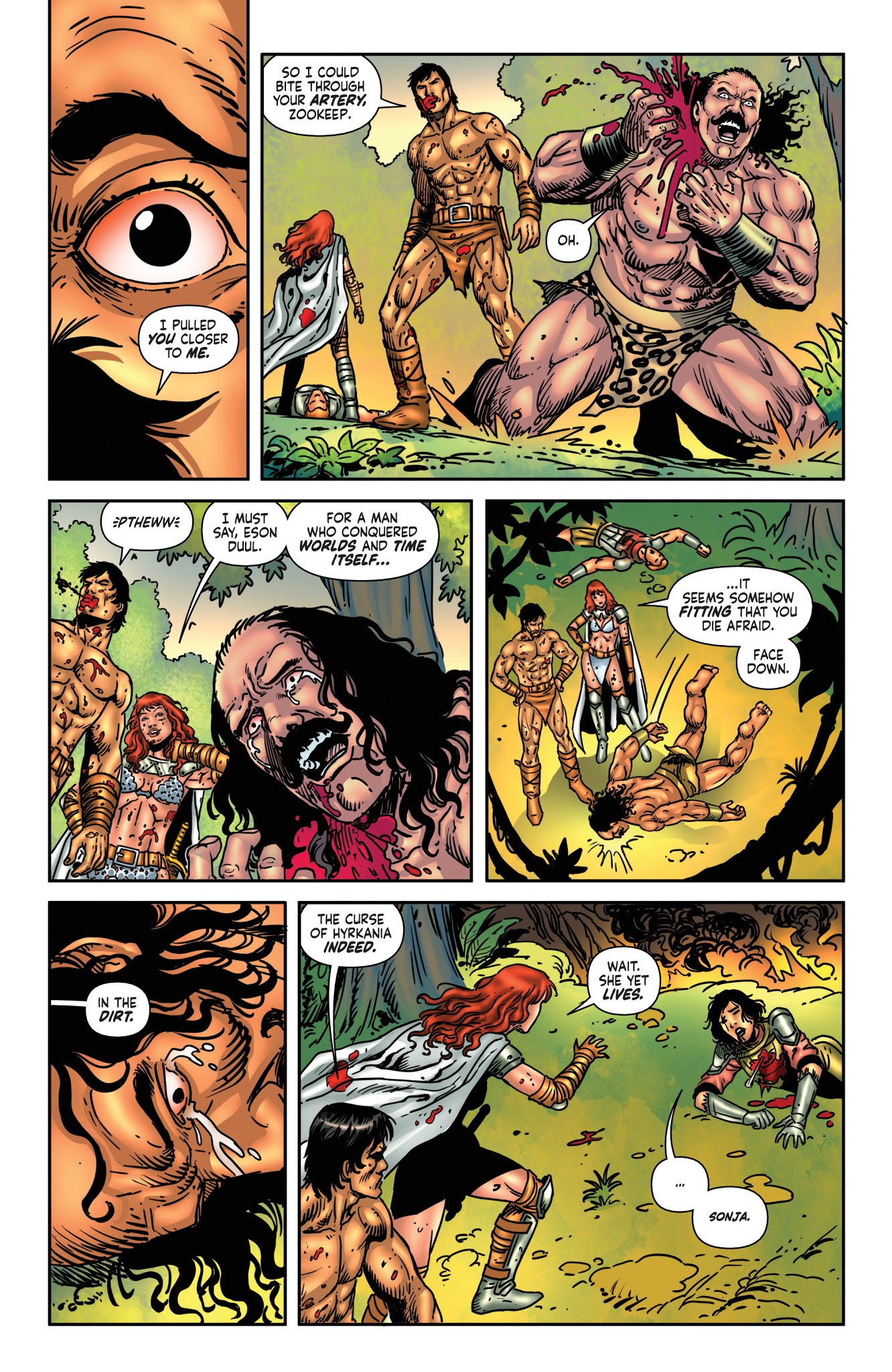Read online Red Sonja/Tarzan comic -  Issue #6 - 25