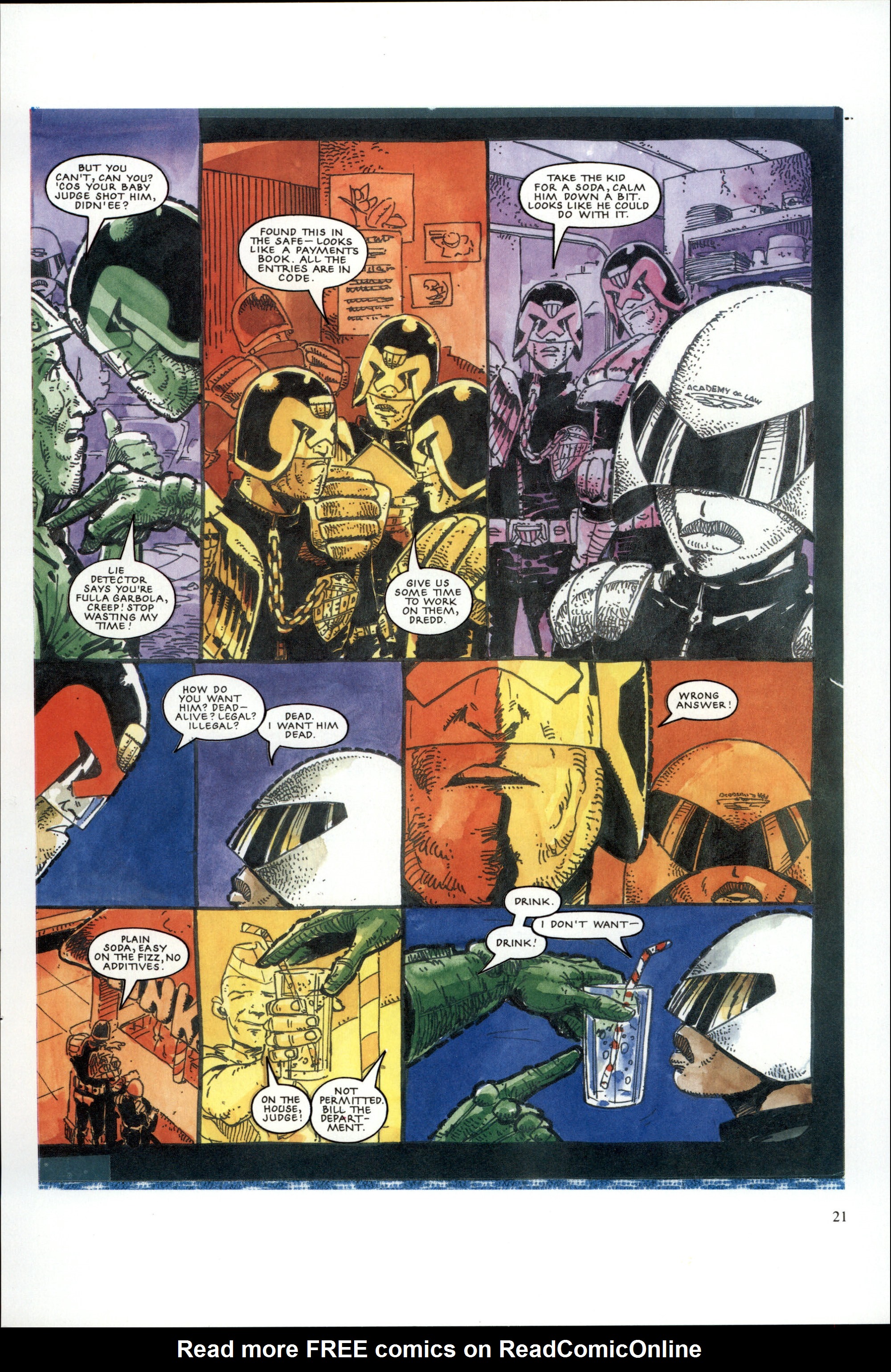 Read online Dredd Rules! comic -  Issue #17 - 23