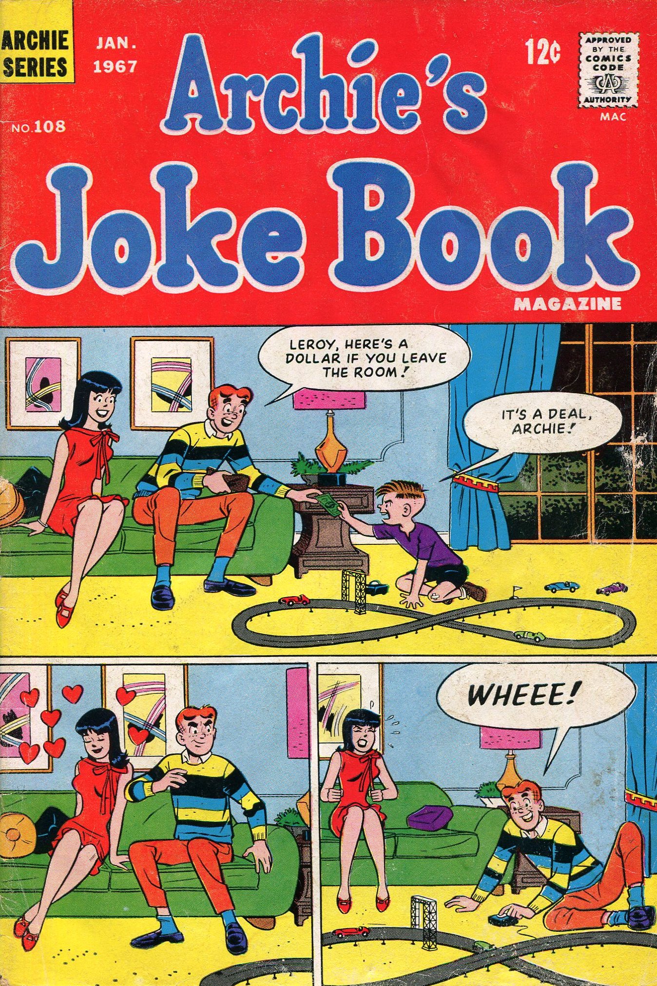 Read online Archie's Joke Book Magazine comic -  Issue #108 - 1