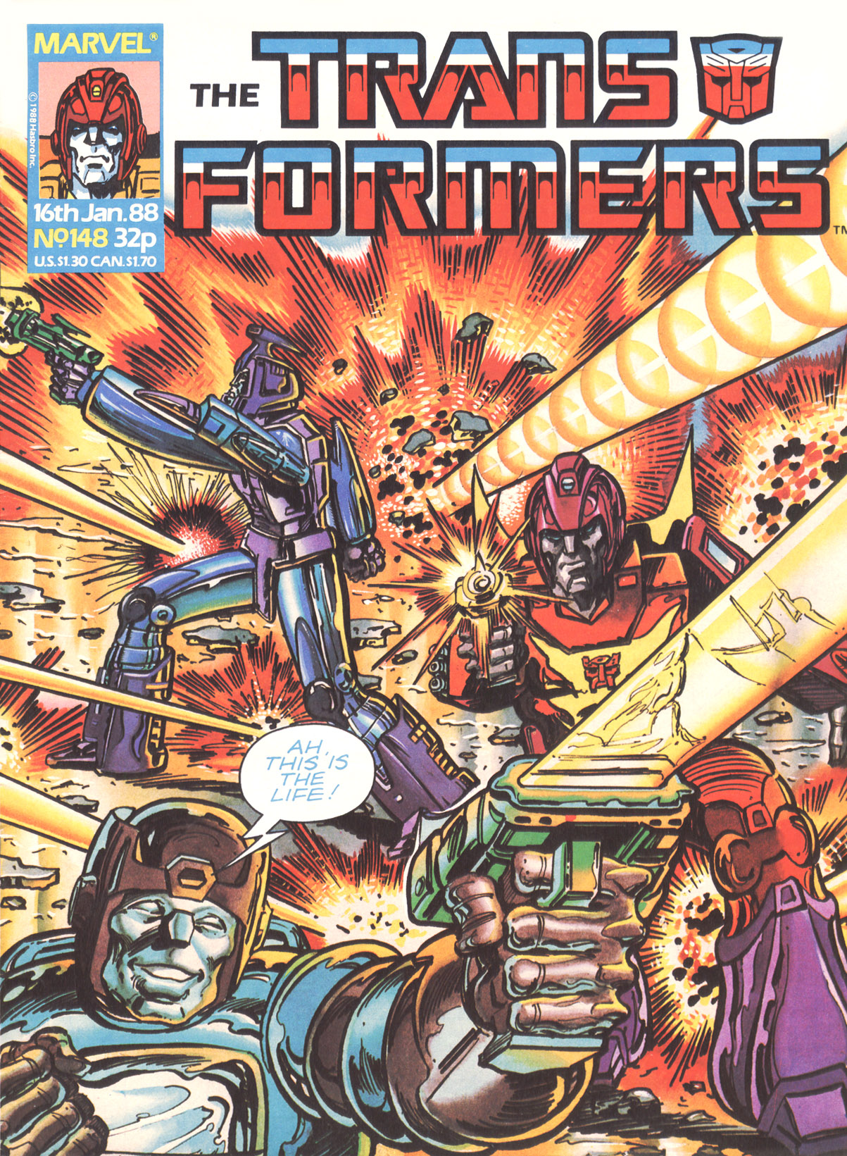 Read online The Transformers (UK) comic -  Issue #148 - 1