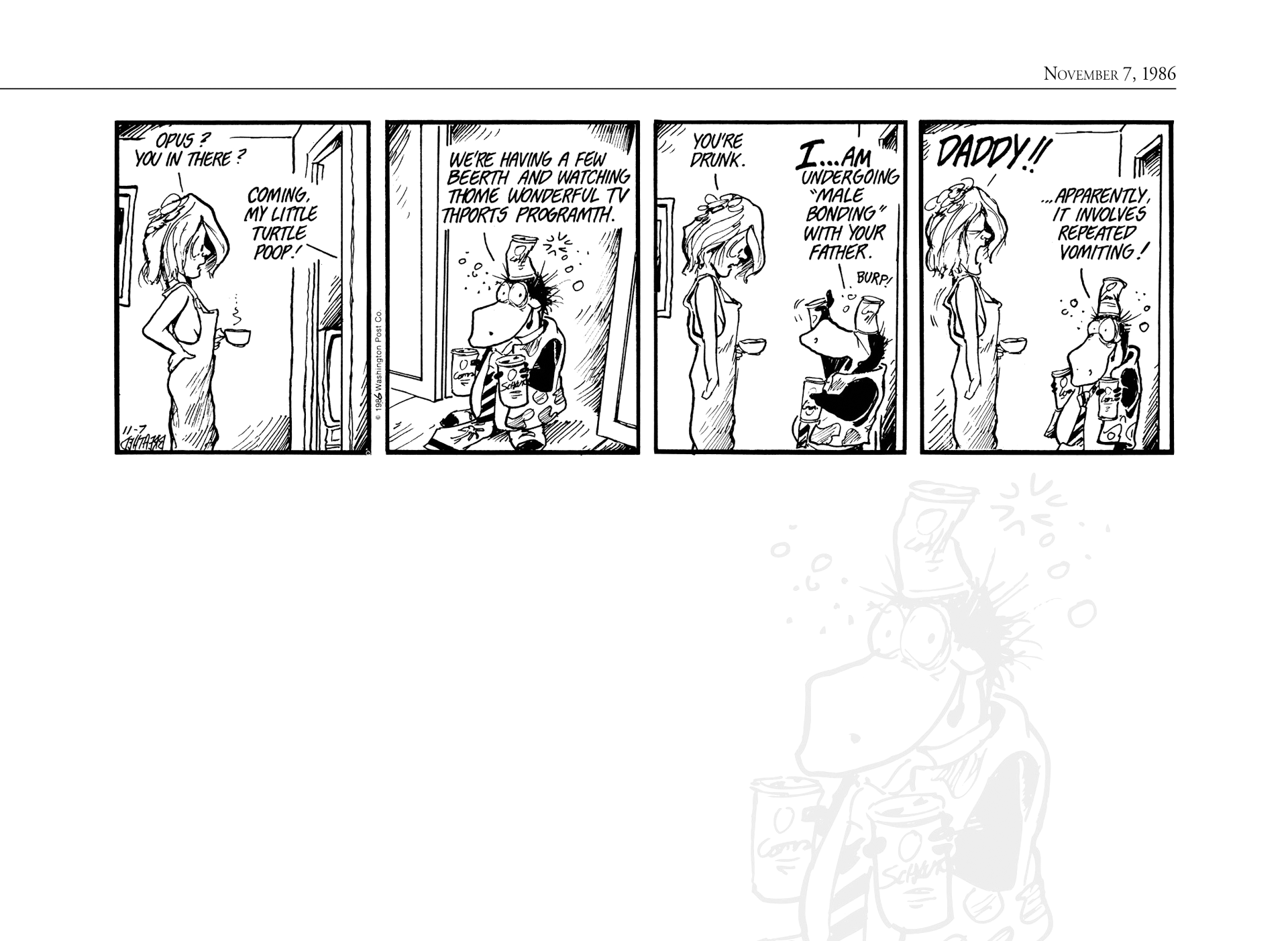 Read online The Bloom County Digital Library comic -  Issue # TPB 6 (Part 3) - 70