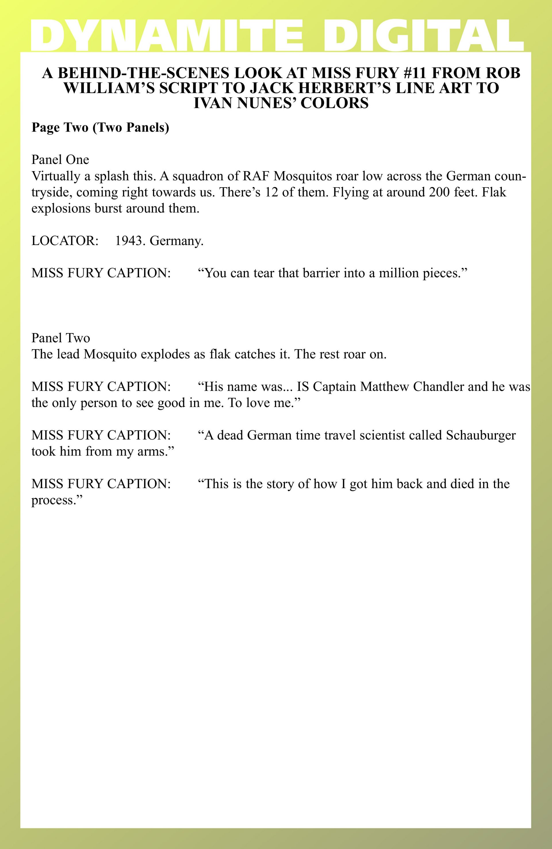 Read online Miss Fury (2011) comic -  Issue #11 - 29
