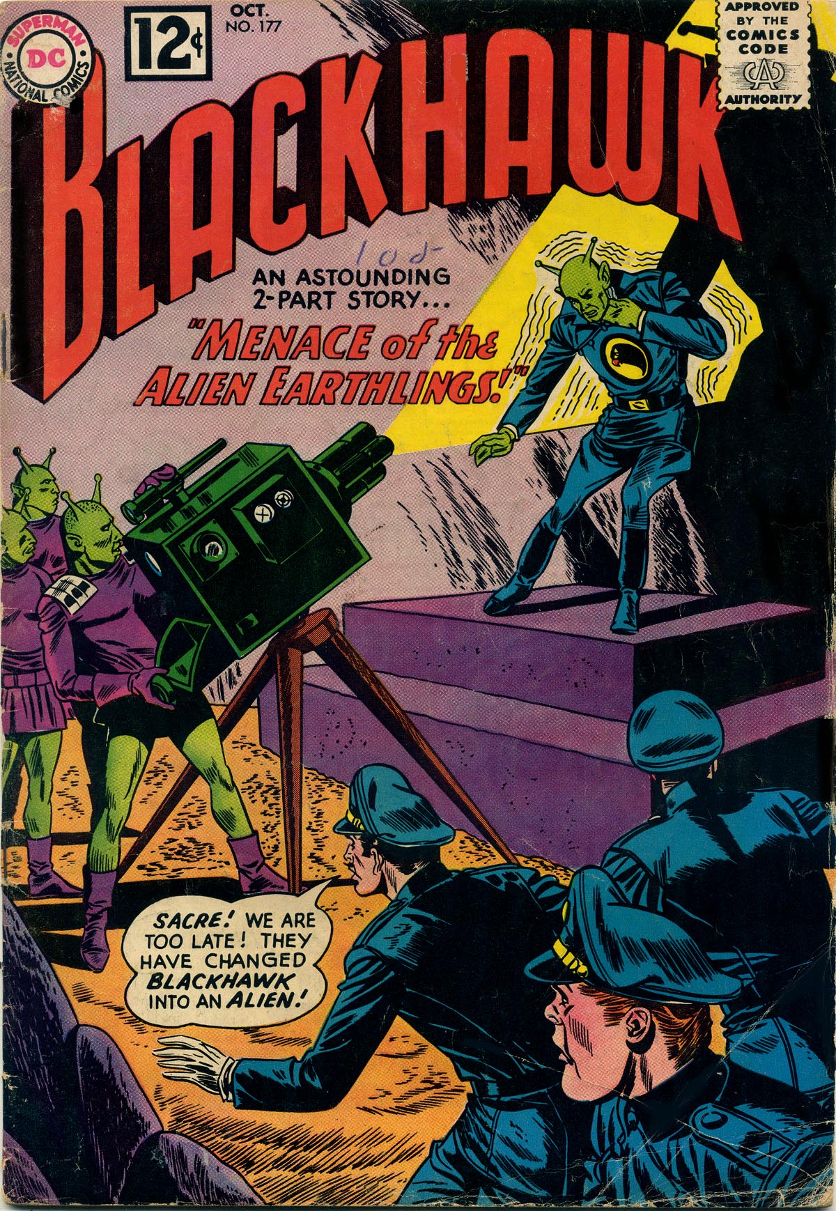 Read online Blackhawk (1957) comic -  Issue #177 - 1