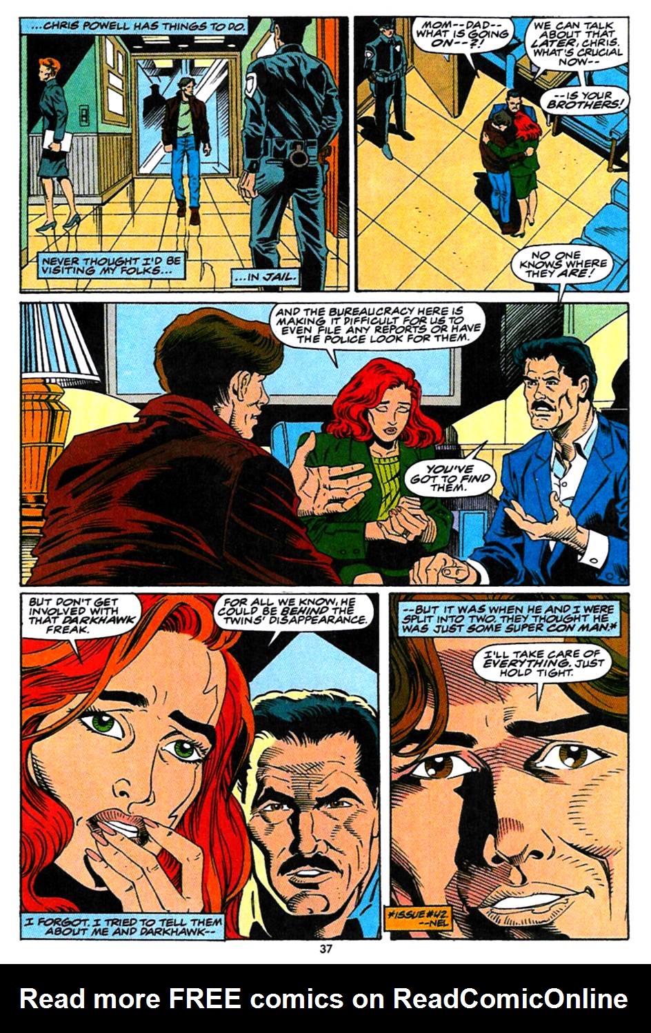 Read online Darkhawk (1991) comic -  Issue #50 - 31