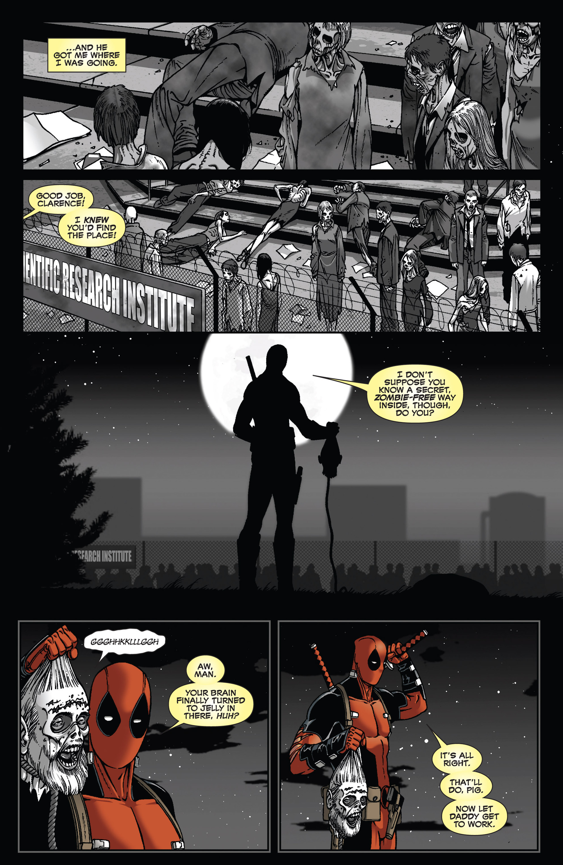 Read online Night of the Living Deadpool comic -  Issue #4 - 7