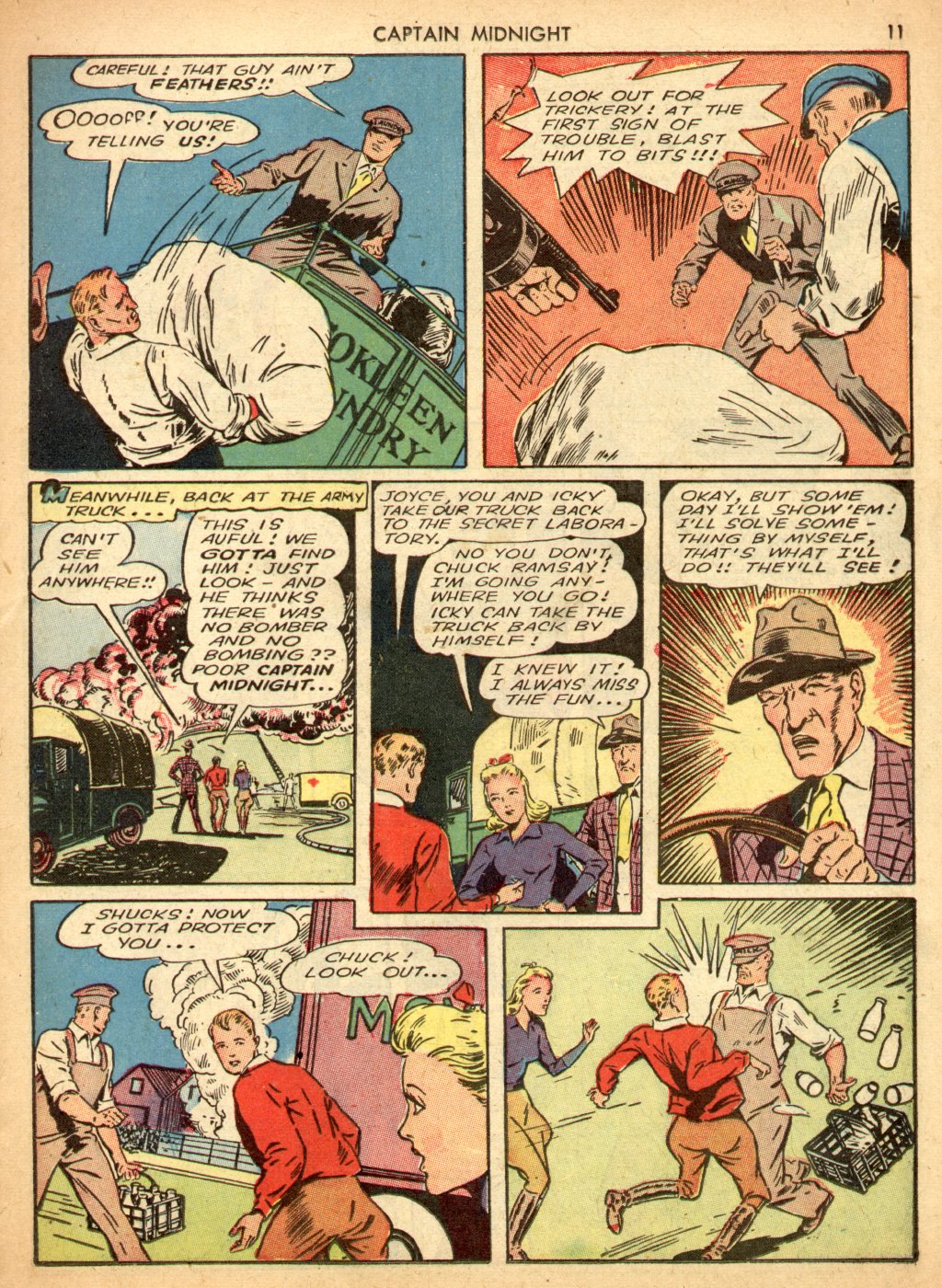 Read online Captain Midnight (1942) comic -  Issue #3 - 11