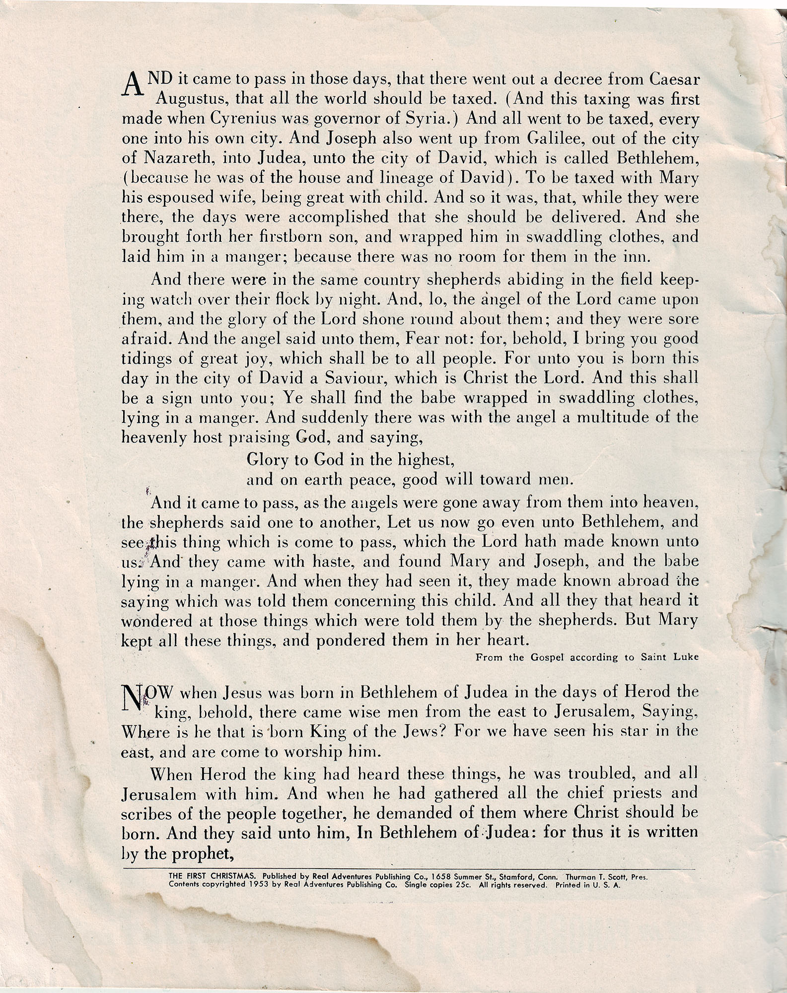 Read online First Christmas comic -  Issue # Full - 2