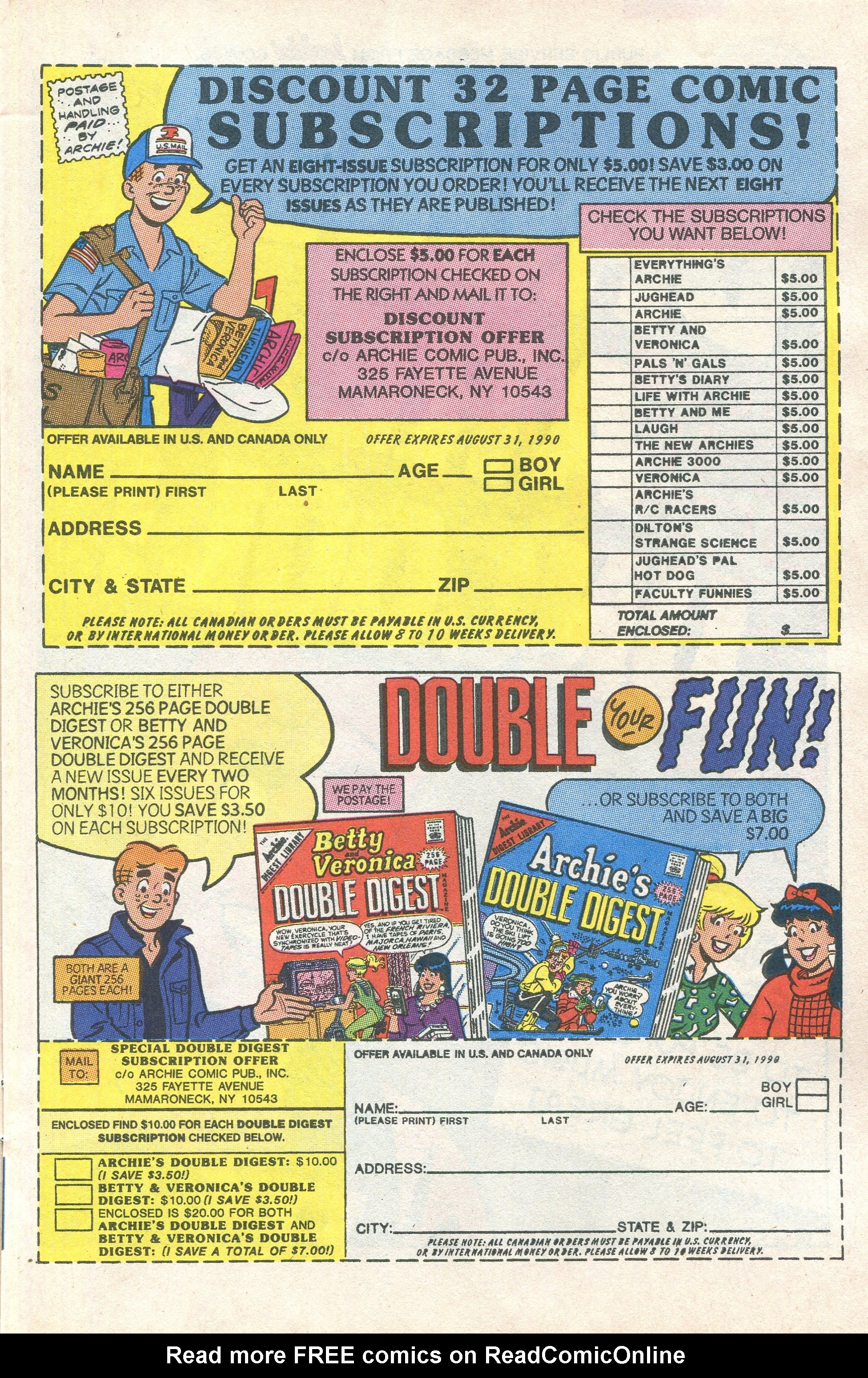 Read online Archie 3000! (1989) comic -  Issue #8 - 9