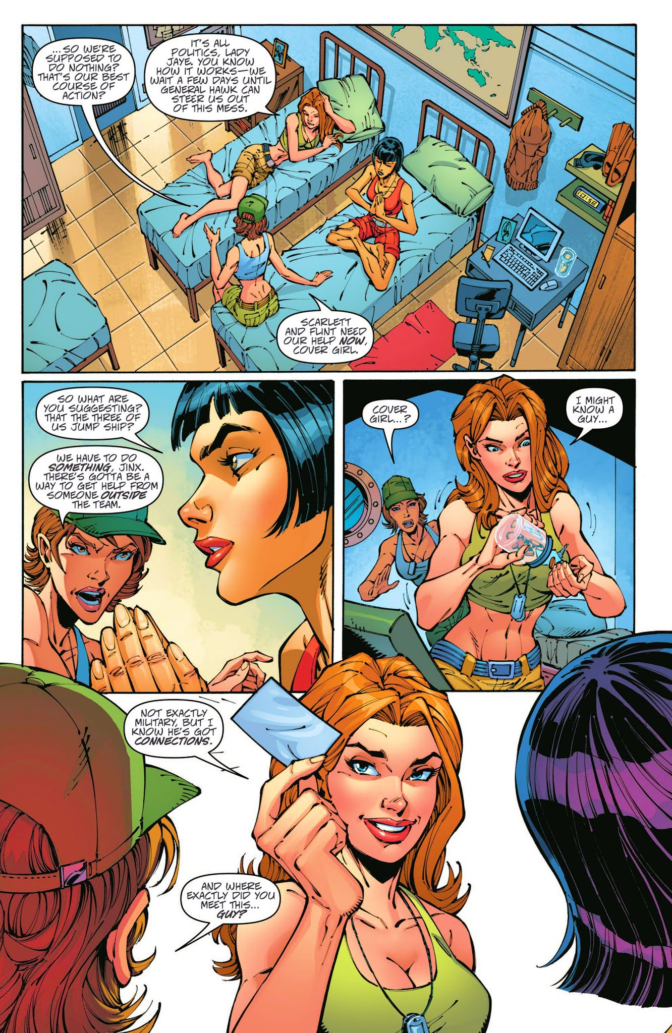 Read online Danger Girl/G.I. Joe comic -  Issue #1 - 16