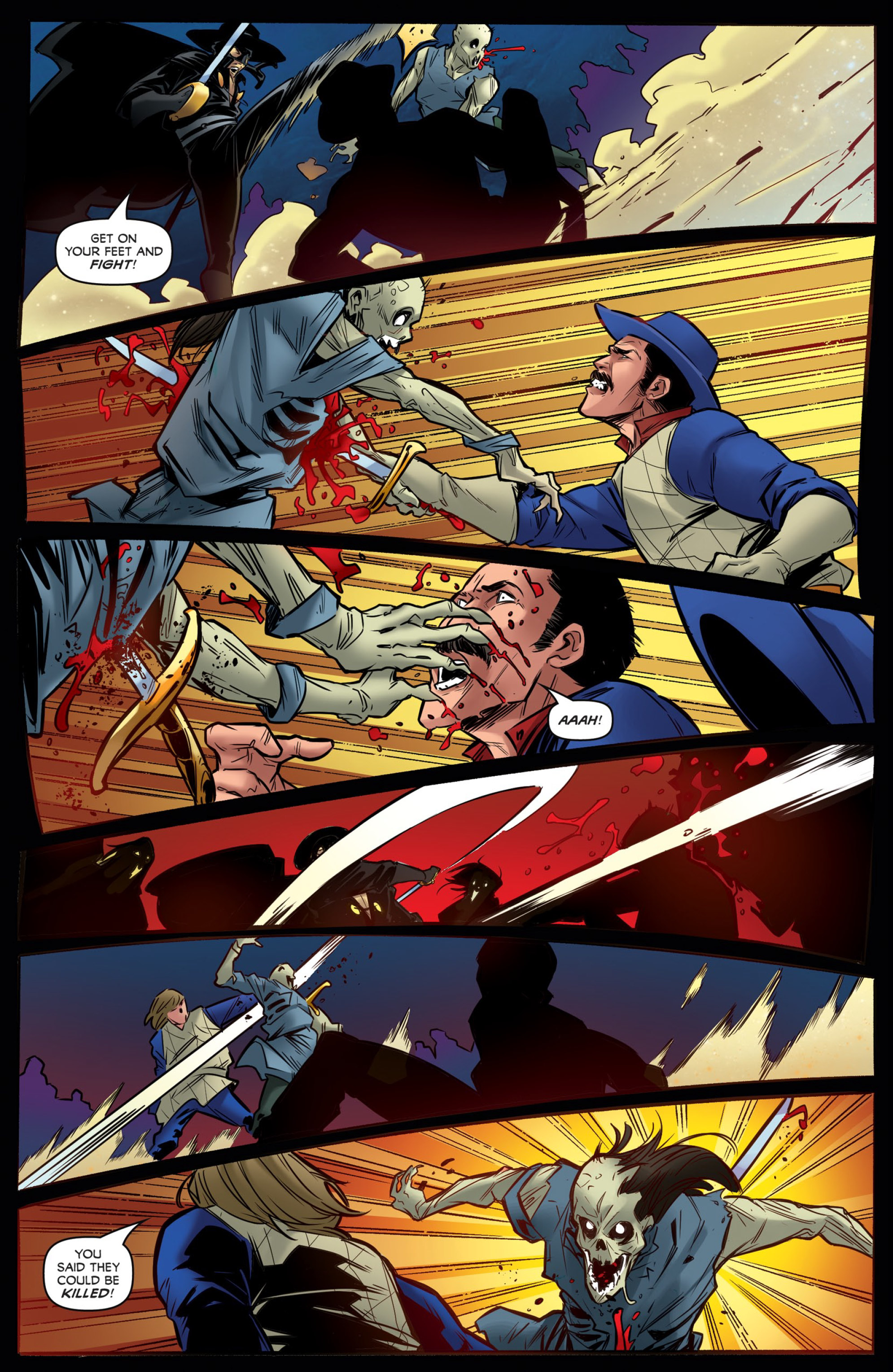 Read online Zorro: Sacrilege comic -  Issue #3 - 16