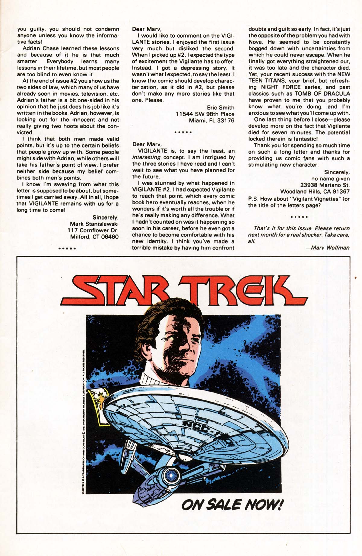 Read online Vigilante (1983) comic -  Issue #6 - 27