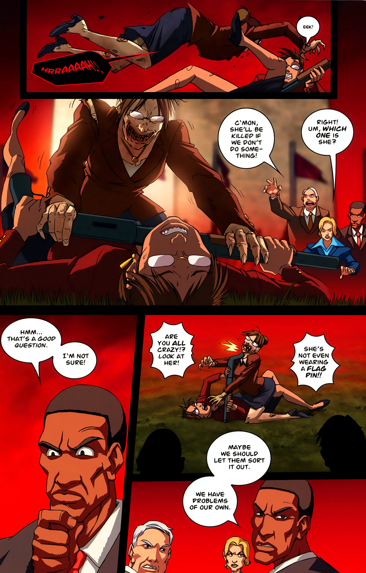 Read online President Evil comic -  Issue #2 - 18