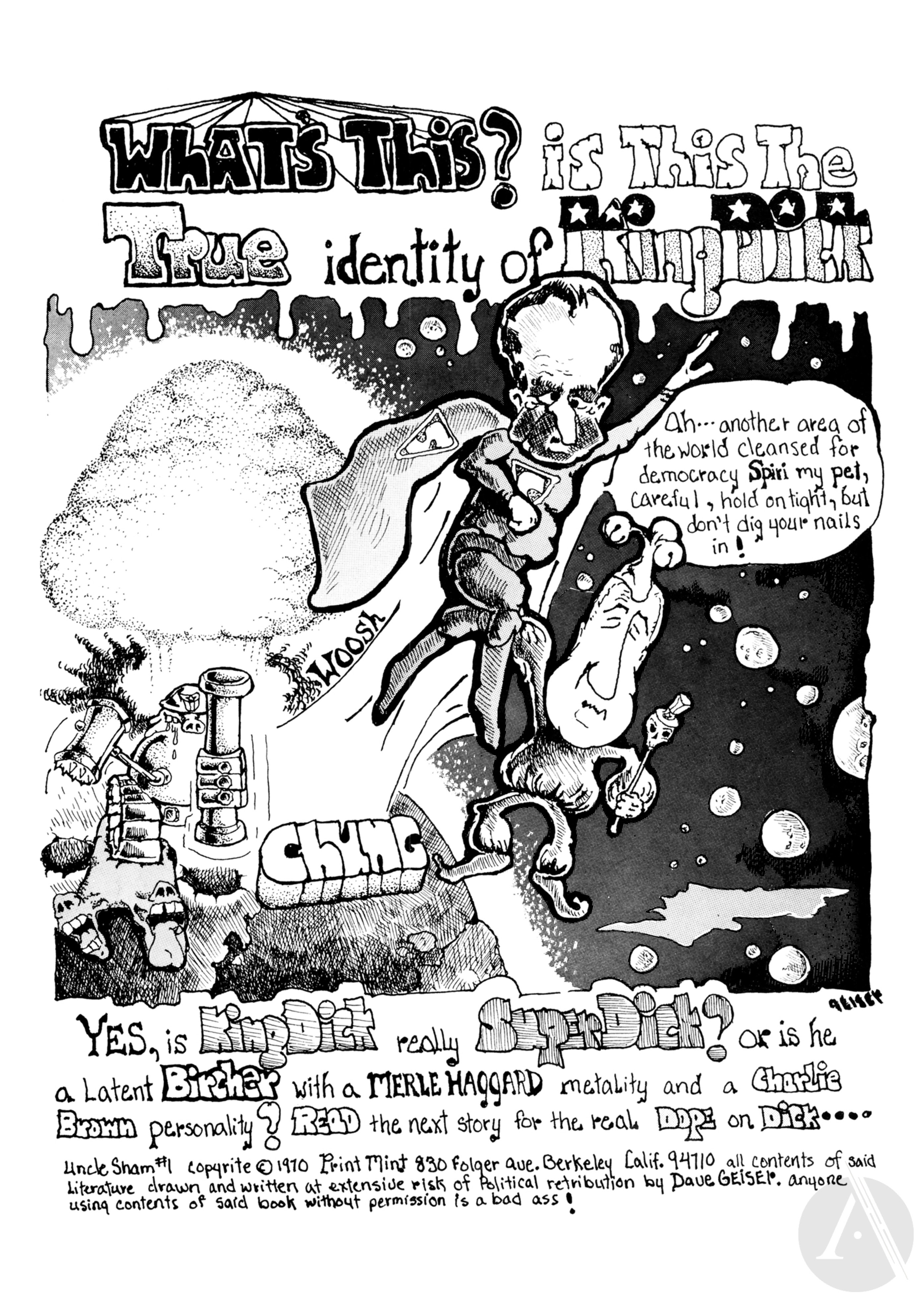 Read online Uncle Sham comic -  Issue #1 - 2