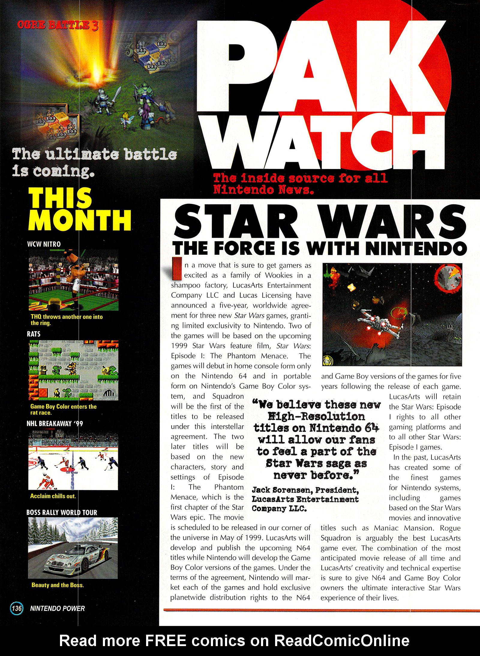 Read online Nintendo Power comic -  Issue #115 - 144