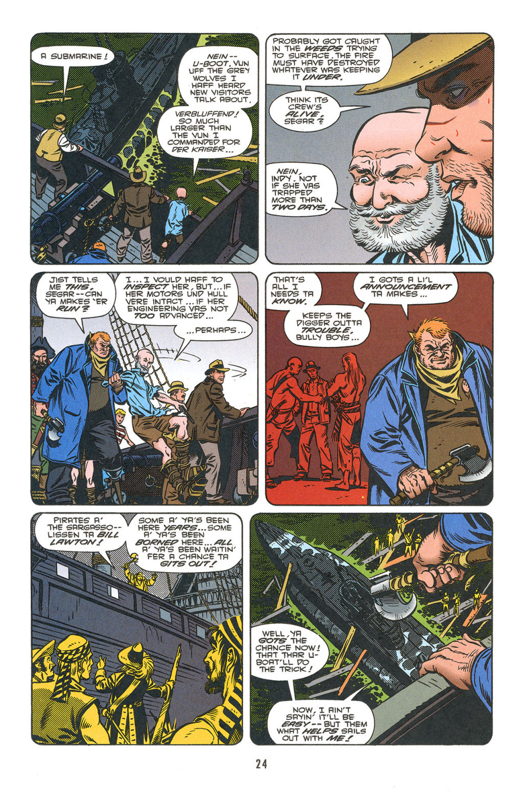 Read online Indiana Jones and the Sargasso Pirates comic -  Issue #3 - 26