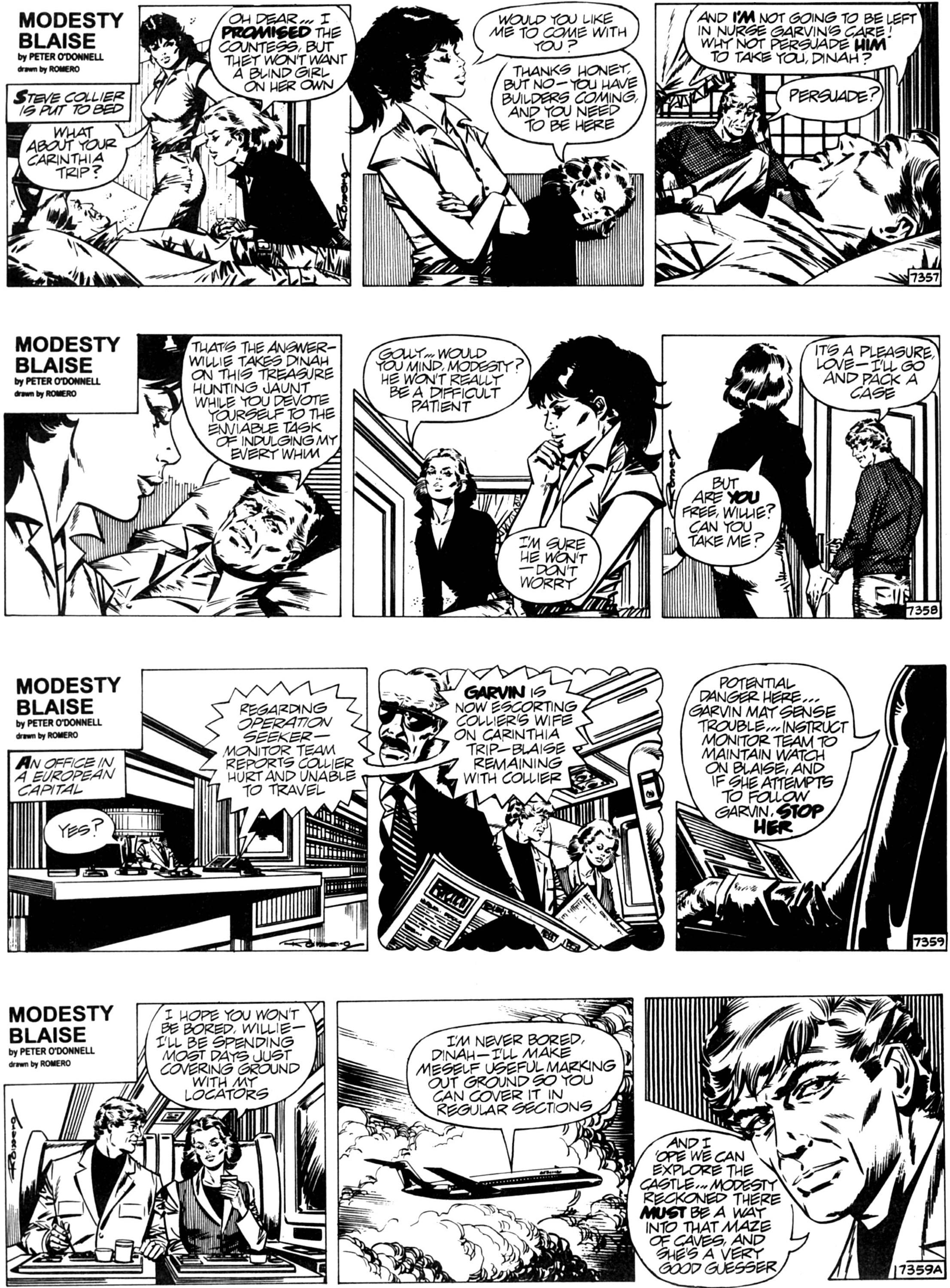 Read online Modesty Blaise: Lady in the Dark comic -  Issue # Full - 7