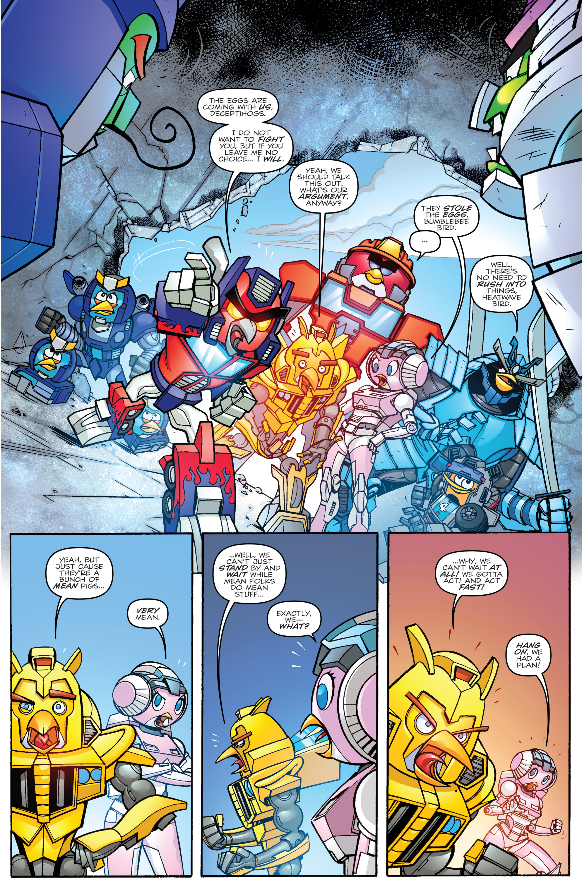 Read online Angry Birds Transformers comic -  Issue #2 - 17