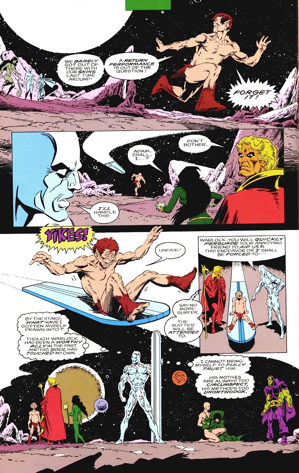 Read online Silver Surfer/Warlock: Resurrection comic -  Issue #2 - 12