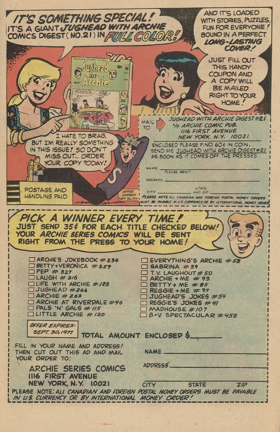 Read online Archie's Joke Book Magazine comic -  Issue #233 - 19
