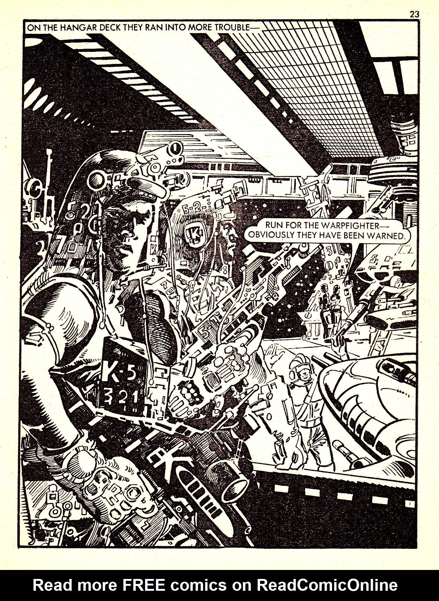 Read online Starblazer comic -  Issue #140 - 23